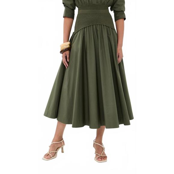SIMKHAI Dresses & Skirts - NEW SIMKHAI ovie skirt in fern